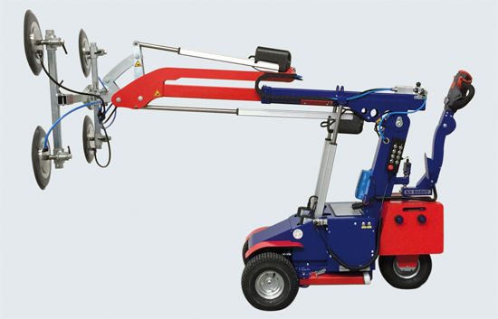 KS Schulten – robotit ja nostimet lasin asennuksen automatisointiin